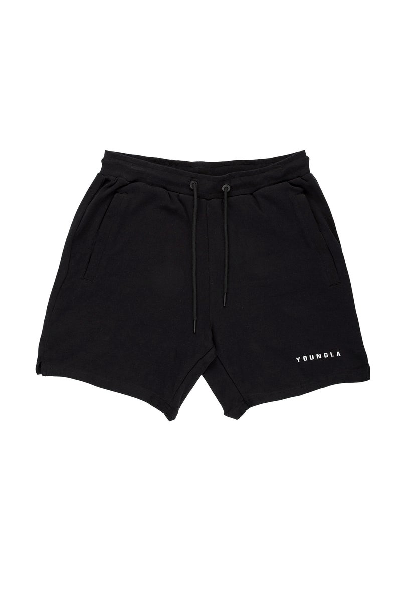 YoungLA 118 The Perfect Shorts Mustat | KSBWY1072