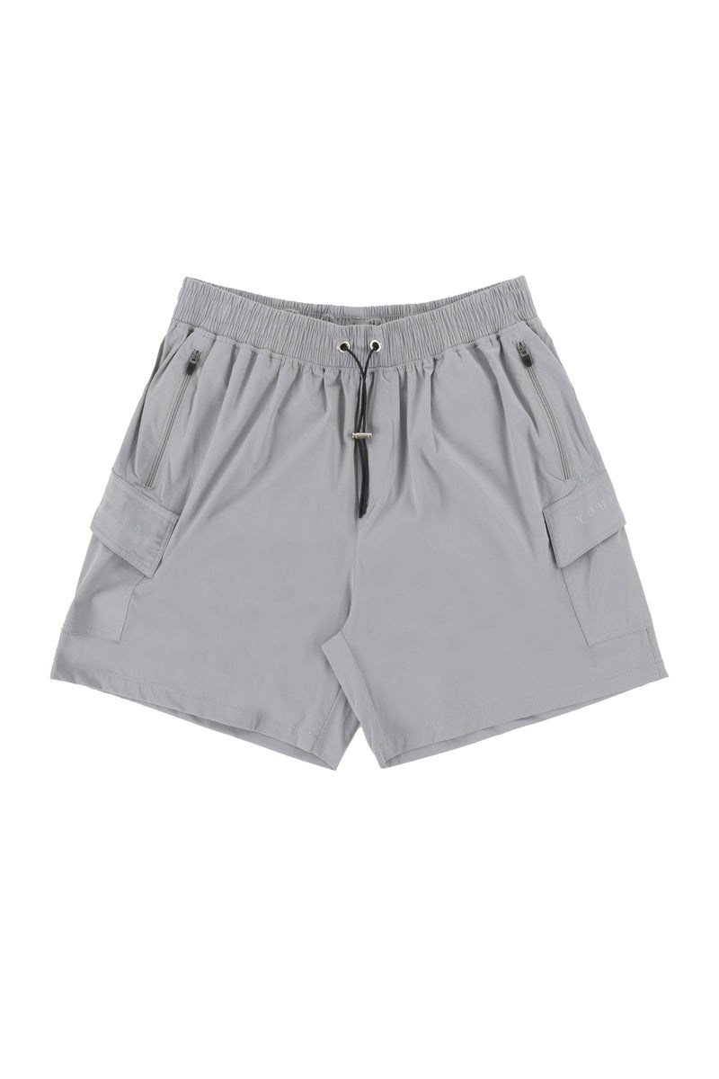 YoungLA 122 The Weekender Shorts Vaaleanharmaat | FKNCQ1653