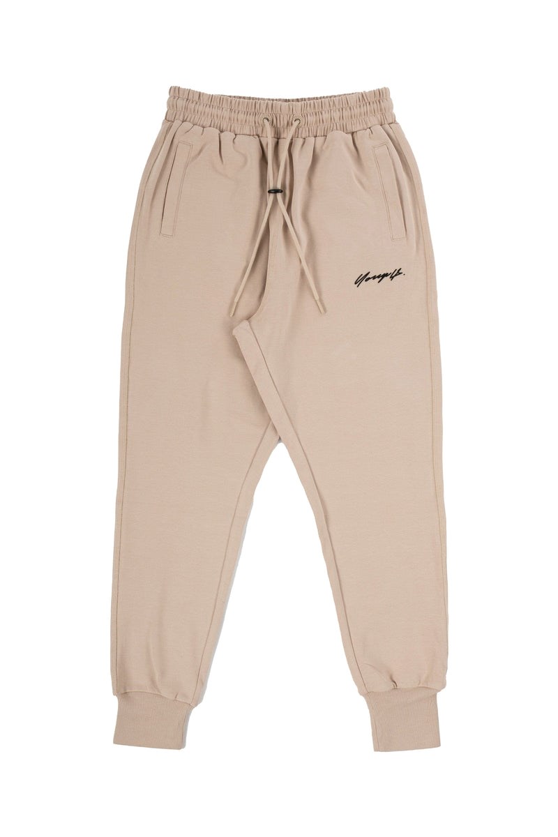 YoungLA 228 Cloud Joggers Beige | VEFWU6175