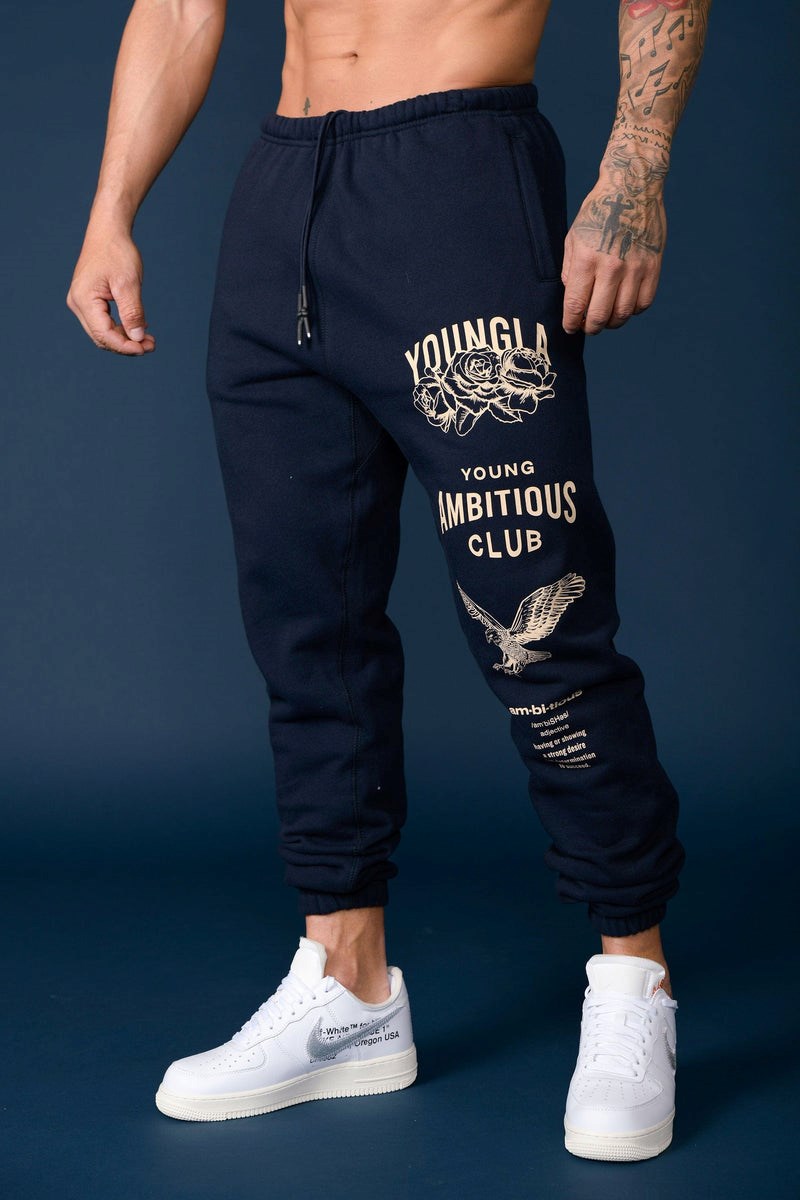 YoungLA 233 The Immortal Joggers Laivastonsininen | GXMCI2743