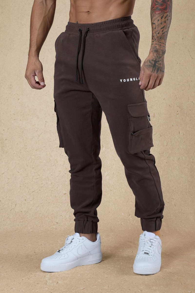 YoungLA 240 Cloud Rambo Joggers Suklaa | QSNOM1308