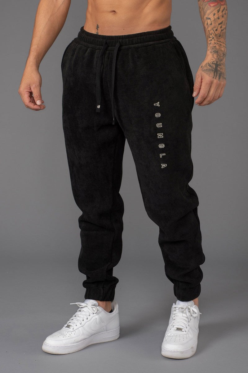 YoungLA 244 Aspen Joggers Mustat | ZRBOD1782