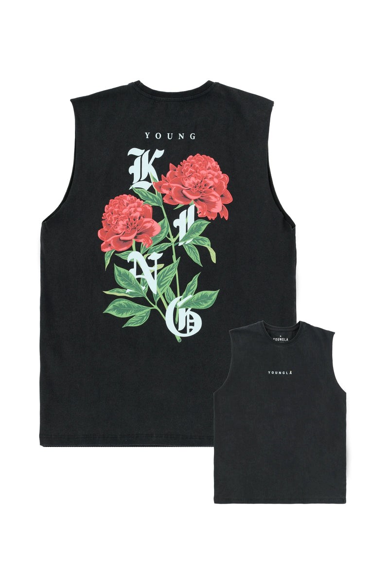 YoungLA 316 Young King Tanks Mustat | EFNYW4128