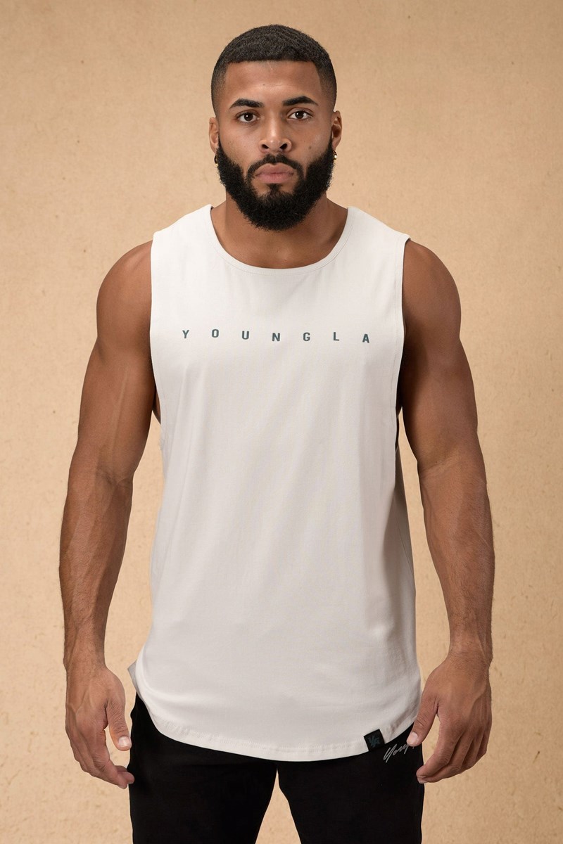 YoungLA 332 Infinity Muscle Tanks Vaaleanharmaat | CEKBQ0287