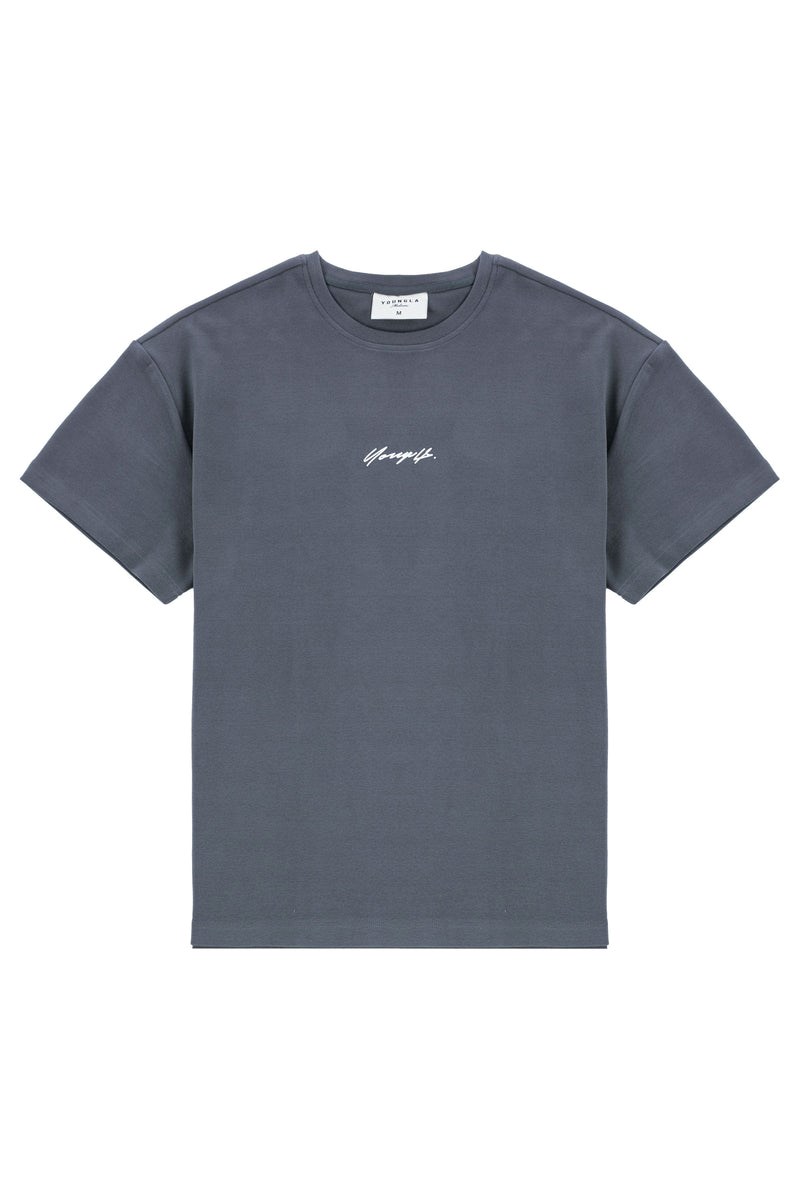 YoungLA 430 Oversized Cloud Foam Tee Harmaat | MYZVO1467