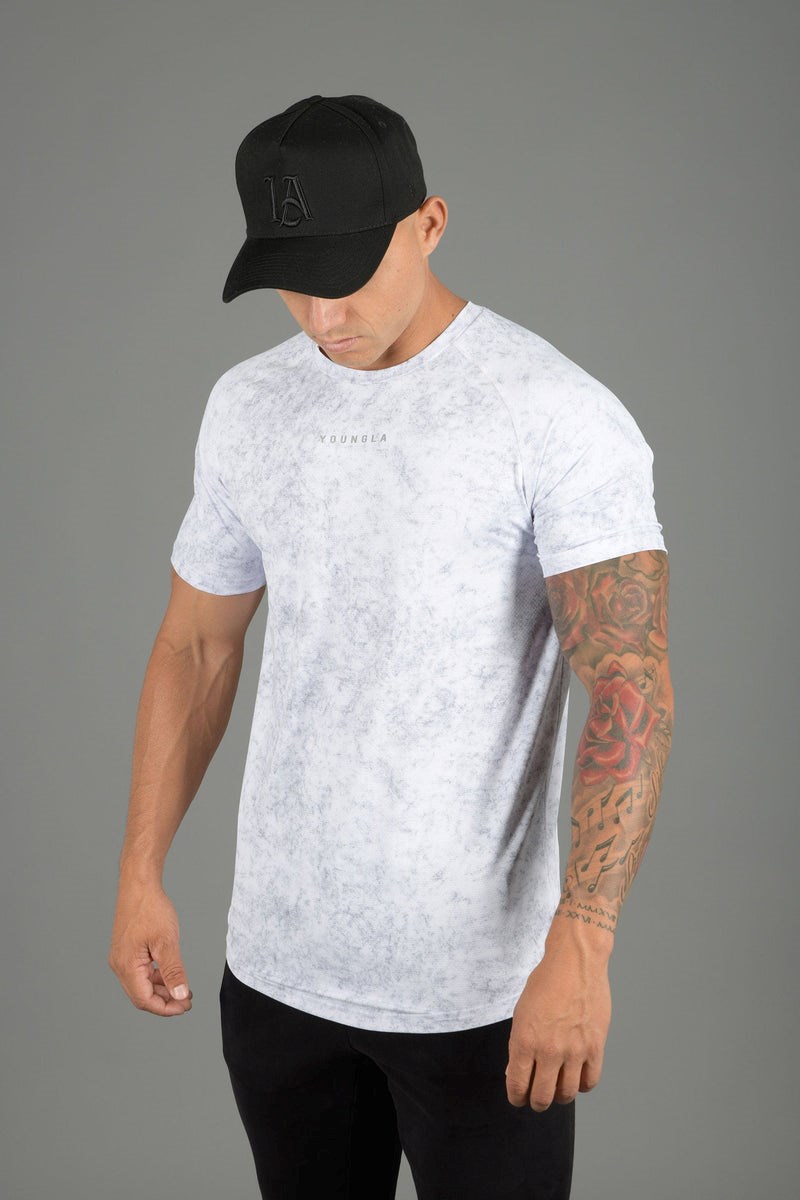 YoungLA 440 Performance Line Lyhyt Sleeve Shirts Marble | BKGYX6072