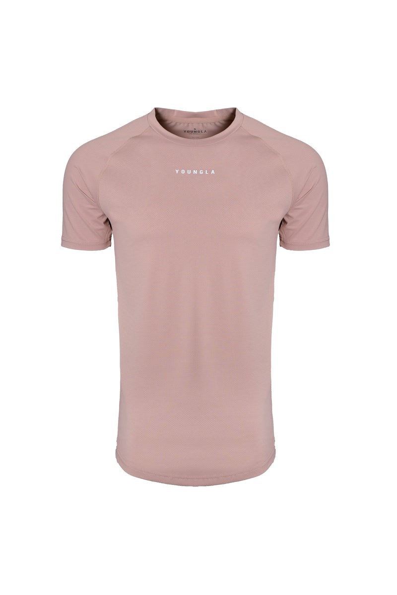 YoungLA 440 Performance Line Lyhyt Sleeve Shirts Salmon | NMFPC8317