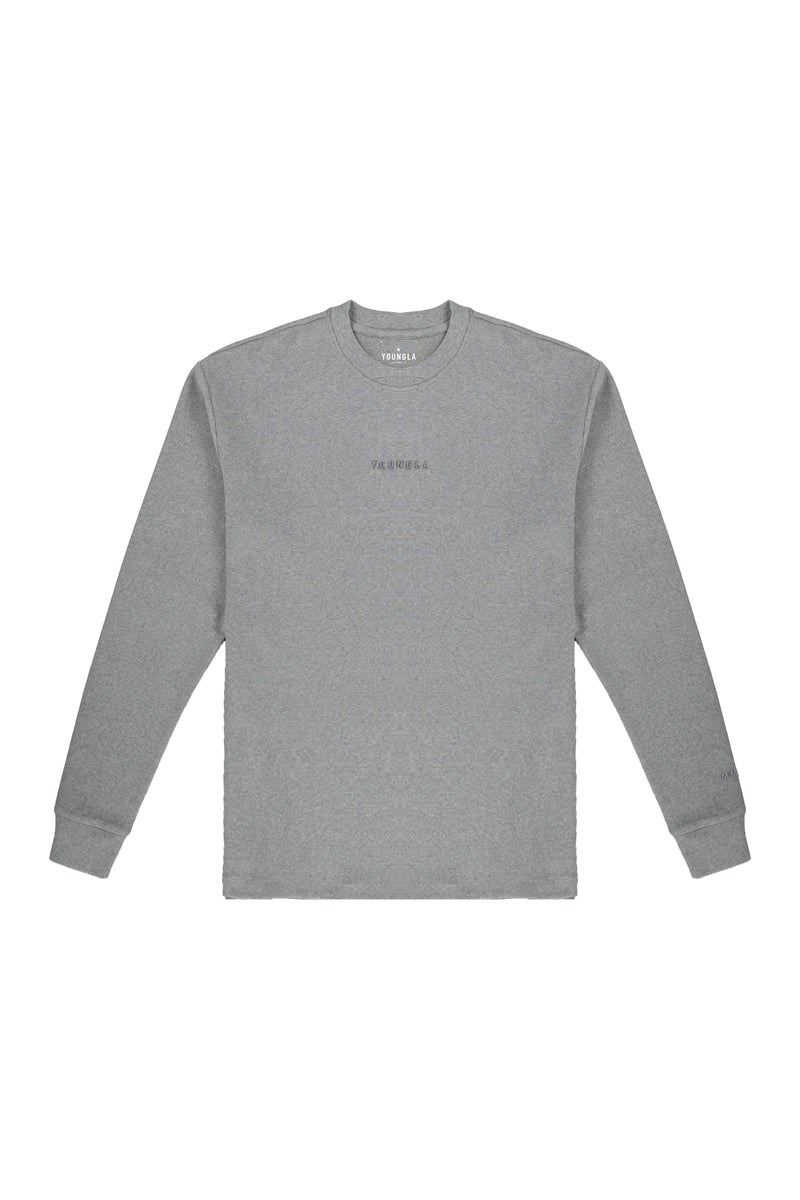 YoungLA 450 Cloud Foam Long Sleeves Harmaat | YVUJD4213