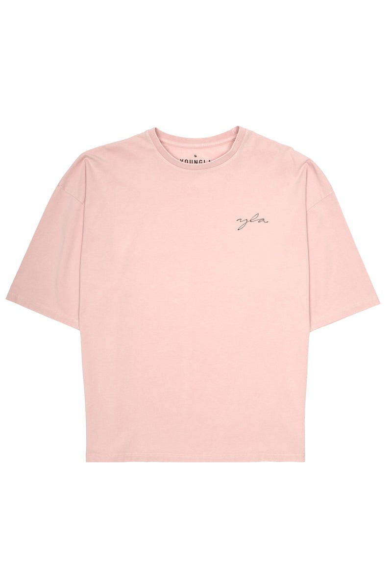 YoungLA 464 Skyline Super Sized Tees Pinkki Pesu | TJFIH4107