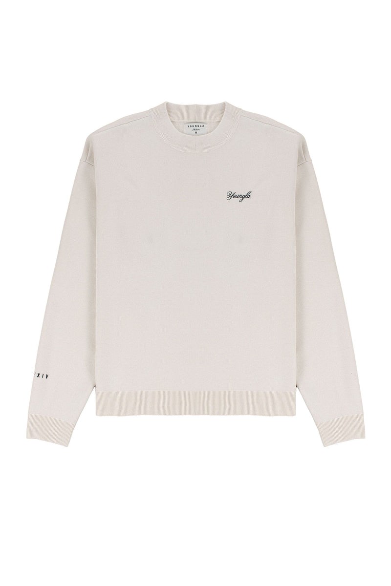 YoungLA 543 Essex Sweaters Off-White | QRHKZ0847