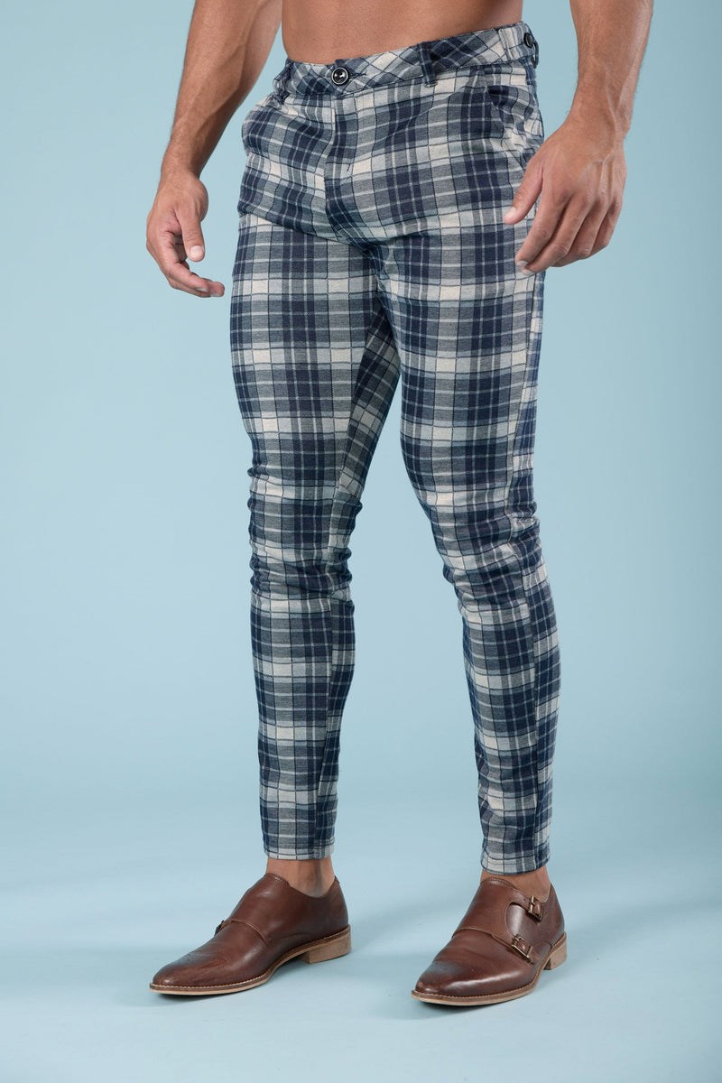 YoungLA 614 Dapper Mekko Pants Sininen | ESRCU5293