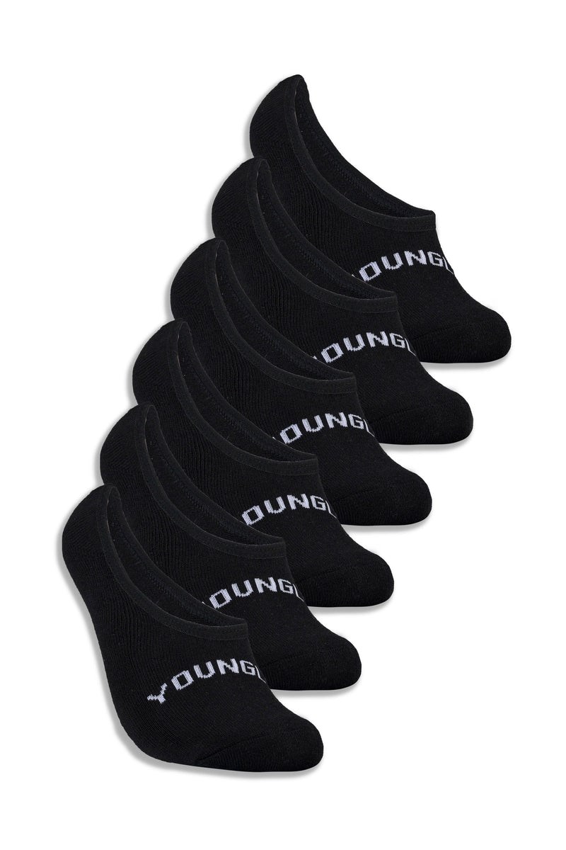 YoungLA 711 No Show Socks 3-Pack Mustat | LPEOC6095