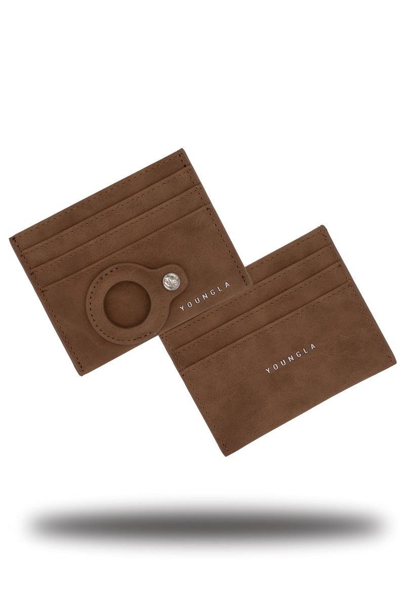 YoungLA 725 Executive card holder Ruskea | WOCYU9504