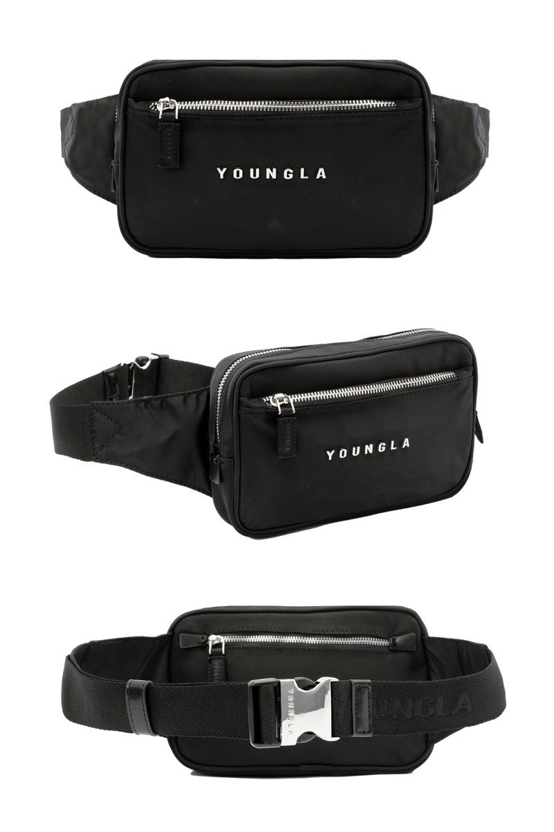 YoungLA 751 Luxsential Fanny Packs Mustat | KUIZA6729