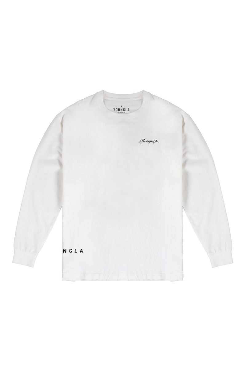 YoungLA 812 Signature Long Sleeves Valkoinen | SWVTY3629