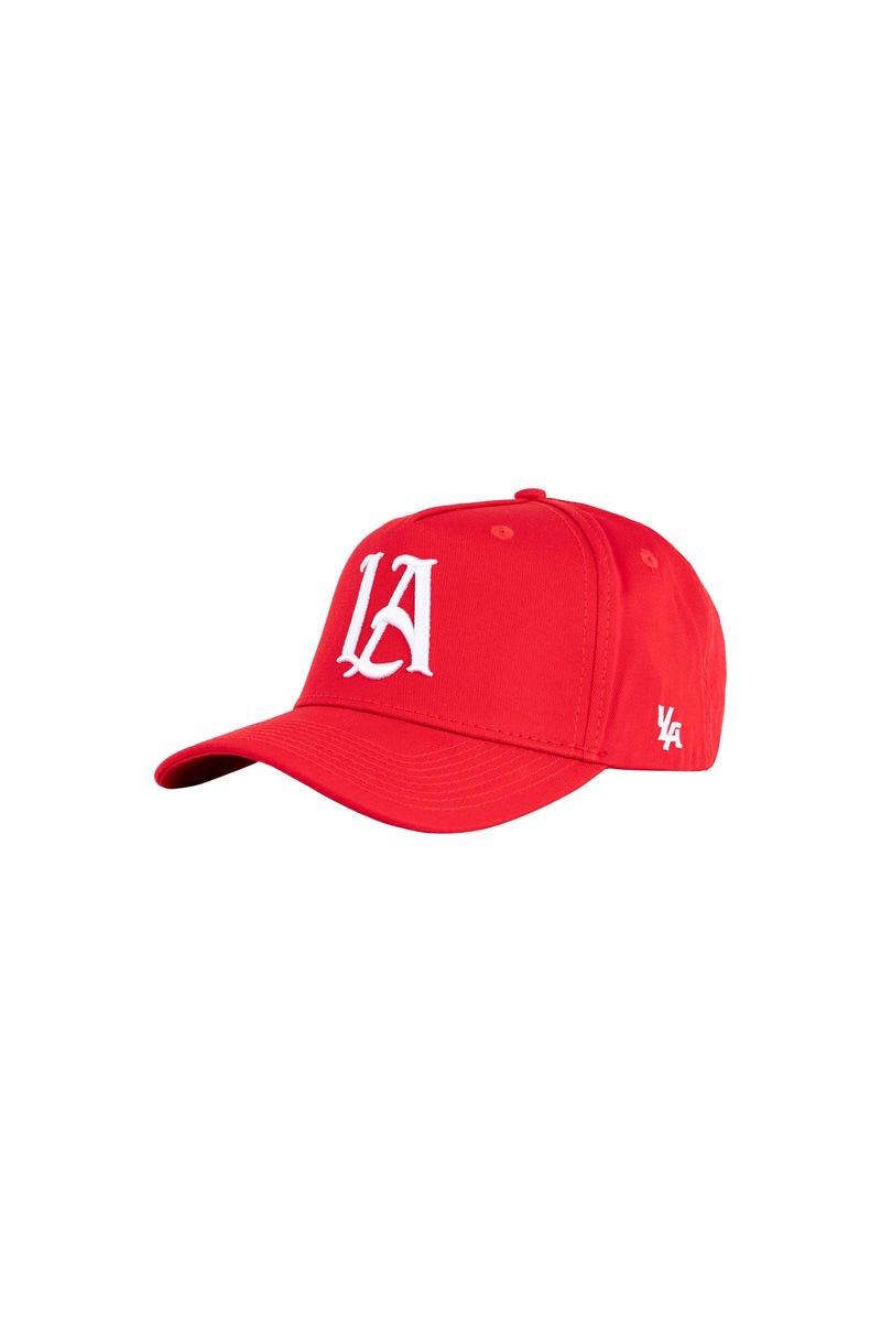 YoungLA 920 A-Frame LA Snapback Hat 2.0 Punainen | XHINS7041