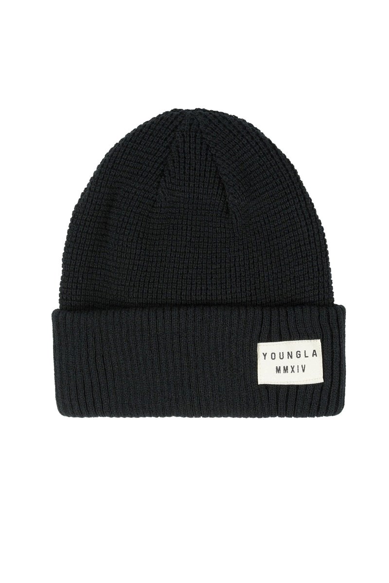 YoungLA 929 Cuffed Beanies Mustat | ECJVF9014