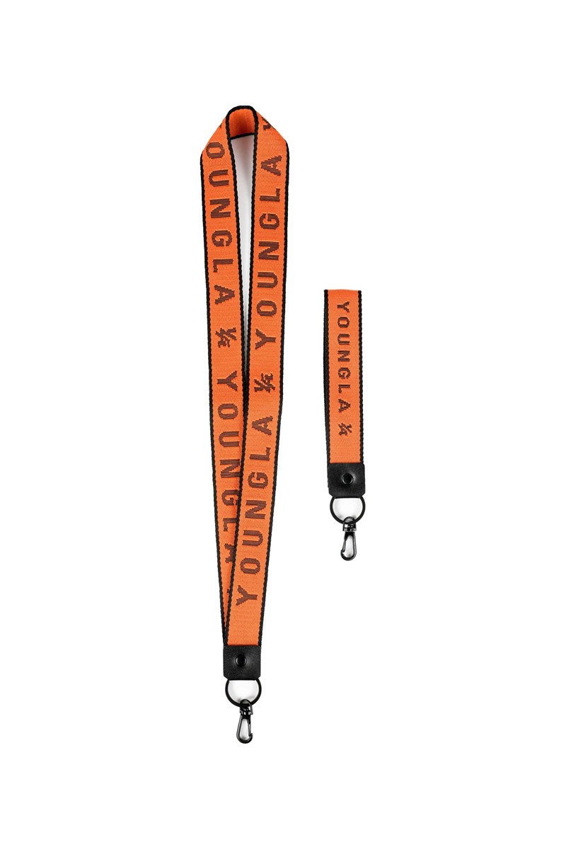 YoungLA 930 Keychain + Lanyard Set Oranssi | EJZKU2639