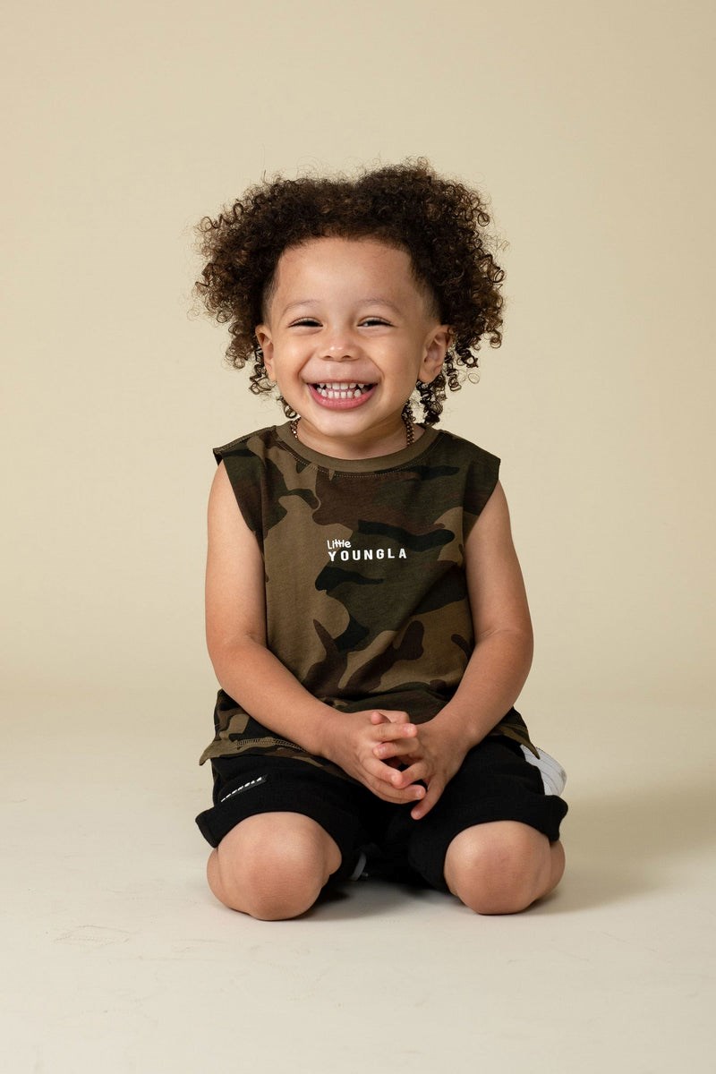 YoungLA L308 Muscle Tank Camo | KHFYB9324