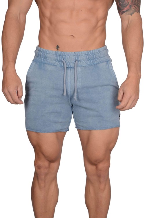 YoungLA 102 Bodybuilding French Terry Shorts Sininen | VGFKA3971