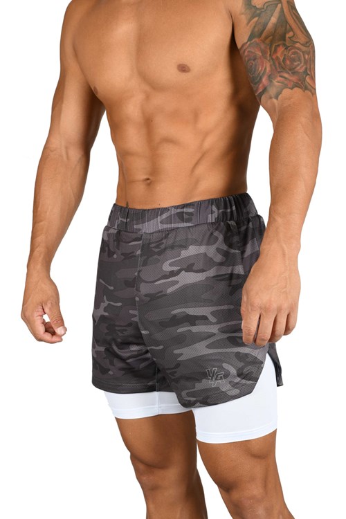 YoungLA 105 Compression Shorts 2.0 Harmaat | FRHJQ5840