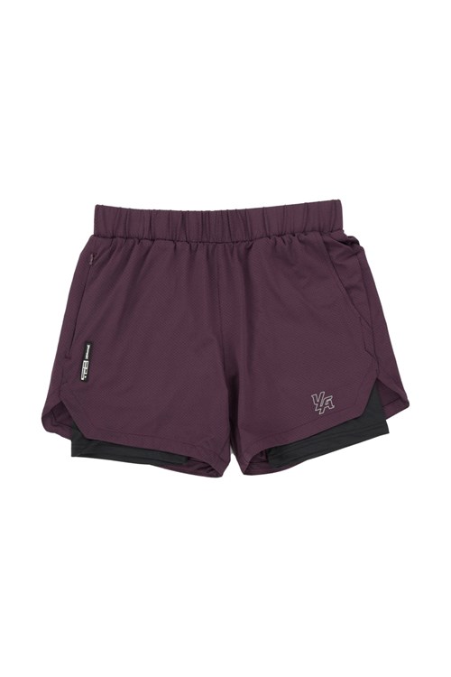 YoungLA 105 Compression Shorts 2.0 Plum/Black | BFEWK5982