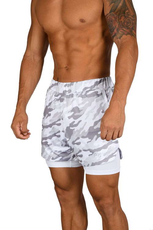 YoungLA 105 Compression Shorts 2.0 Valkoinen | NWAEP2039