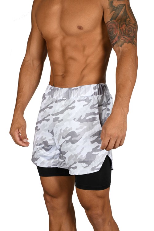 YoungLA 105 Compression Shorts 2.0 Valkoinen | WVFEP5891