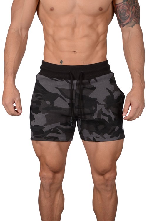 YoungLA 126 Interlock Shorts Camo | OFHYA9876