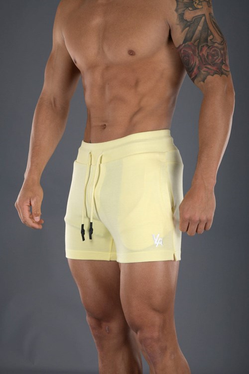 YoungLA 126 Interlock Shorts Keltainen | FDYHT4918