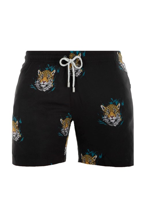 YoungLA 128 Abstract Swim Shorts '22 Disguised Tiger | PZFLM9651