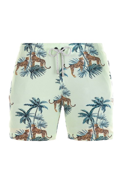 YoungLA 128 Abstract Swim Shorts '22 Tropical Cheetah | LORWN6951