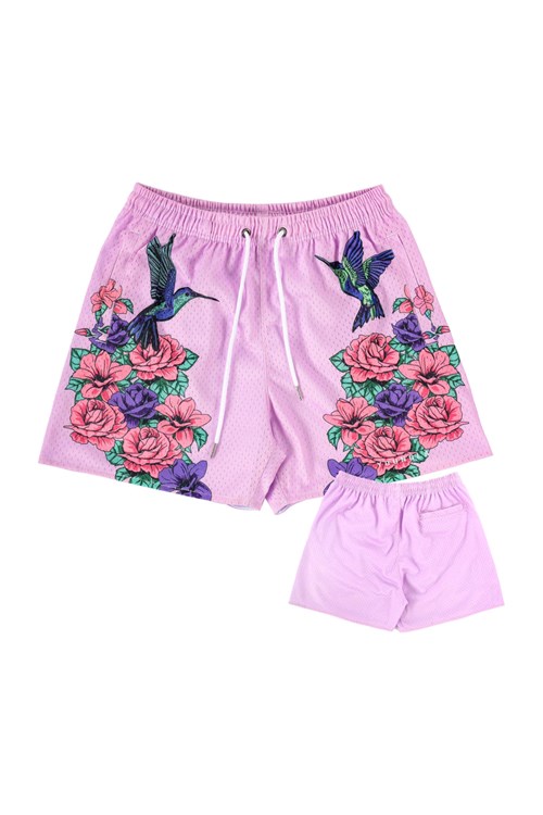 YoungLA 141 The Block Party Shorts Pinkki | BDMZL3862