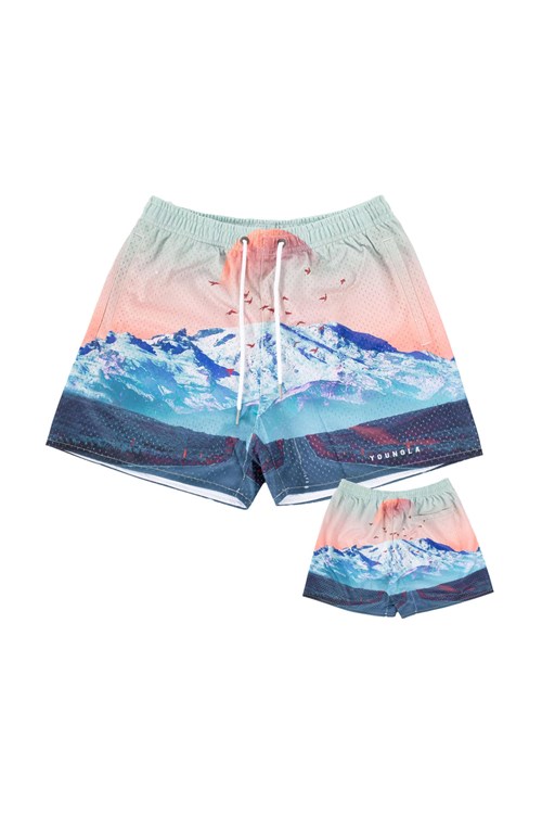 YoungLA 150 After Party Shorts Mystic Mountains | TXHJC7604