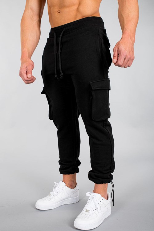 YoungLA 206 Rambo Combat Joggers Mustat | VJQFP6871