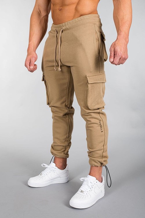 YoungLA 206 Rambo Combat Joggers Taupe | MOBIY6491