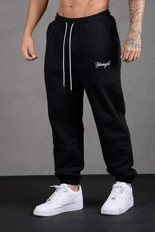 YoungLA 211 For Him Joggers Mustat | OTCKN9648