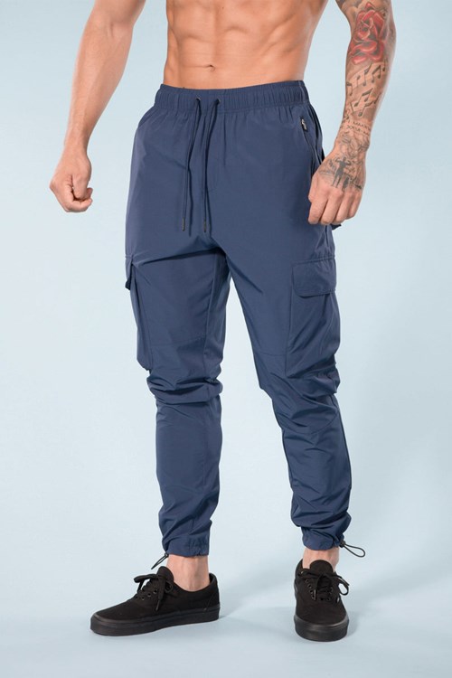 YoungLA 218 Travel Cargo Joggers Laivastonsininen | ORLAJ9874