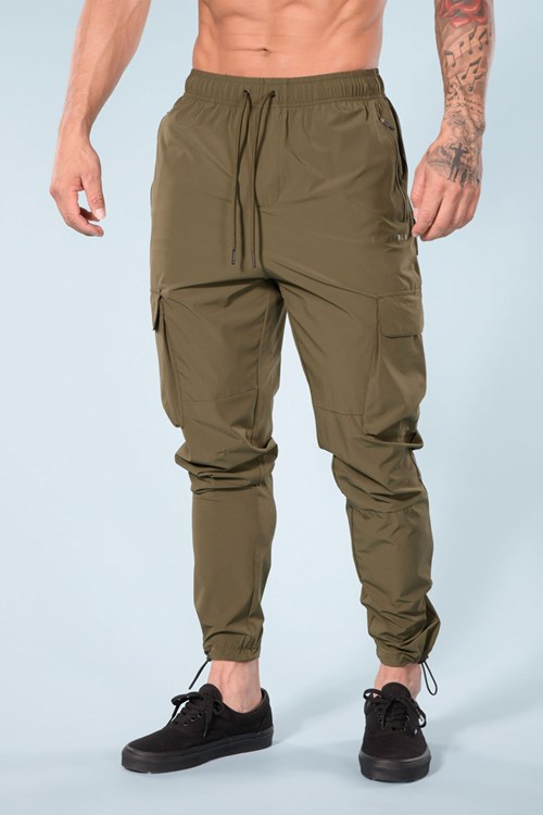 YoungLA 218 Travel Cargo Joggers Oliivinvihreä | JTSZB1497