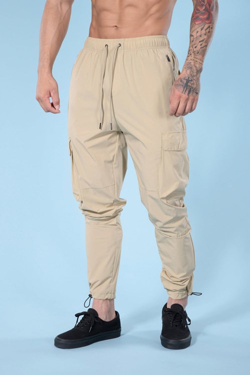 YoungLA 218 Travel Cargo Joggers Tan | SKGYI4165