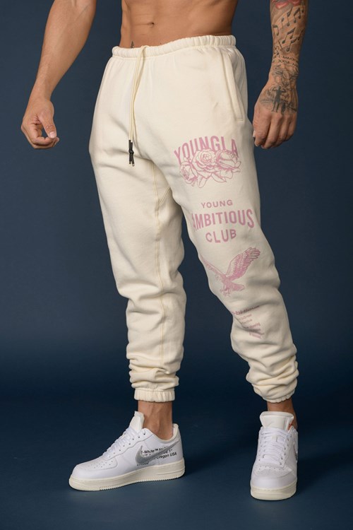 YoungLA 233 The Immortal Joggers Off-White | DXLSQ0826