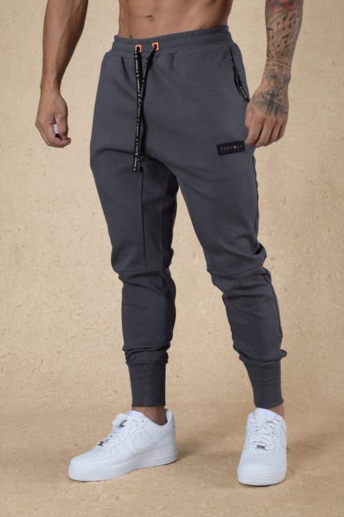 YoungLA 236 Elevate Joggers Tummanharmaat | YJBND1987