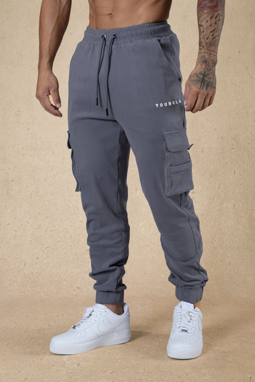 YoungLA 240 Cloud Rambo Joggers Harmaat | NOIEH9683