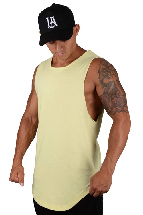 YoungLA 308 Muscle Tanks Keltainen | ZCELM1354