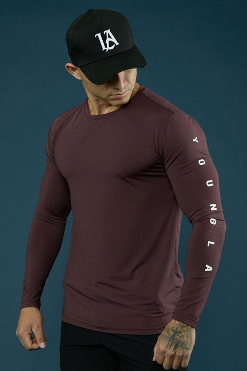 YoungLA 424 Zephyr Compression Long Sleeves Marooned | VTULQ2019