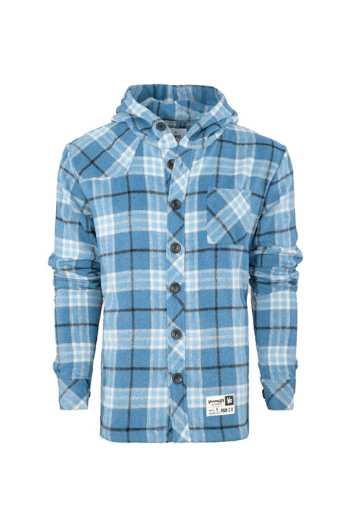 YoungLA 431 Hupullinen Flannels Sininen | FOJHY3924