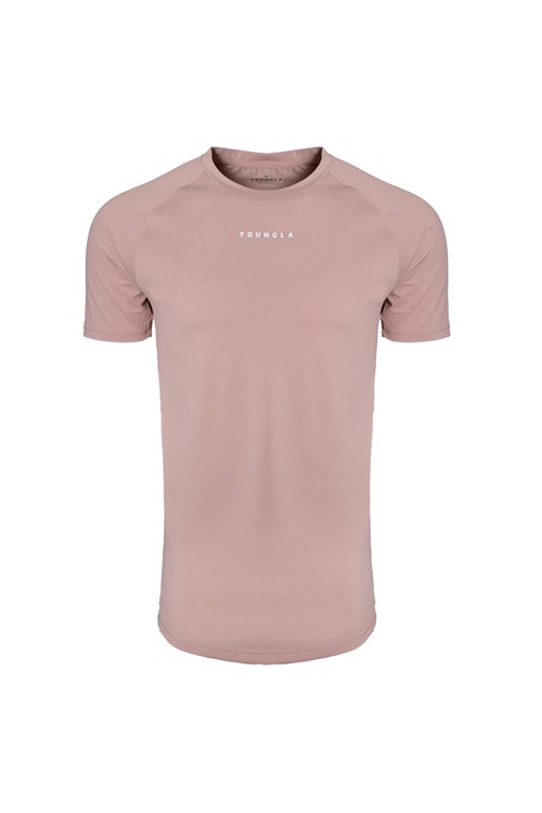 YoungLA 440 Performance Line Lyhyt Sleeve Shirts Salmon | NMFPC8317