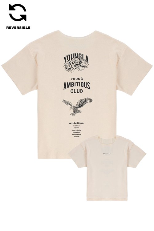 YoungLA 455 Reversible Immortal Tee Off-White | GKTMV0725