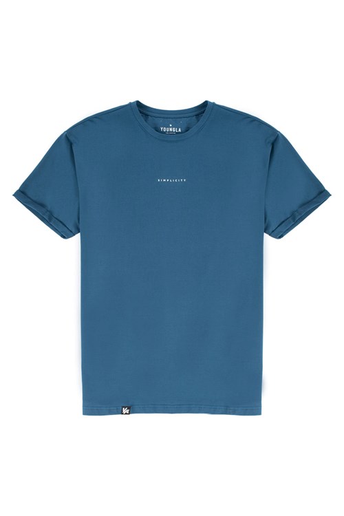 YoungLA 456 Simplicity Tees Teal | SFTCZ5481