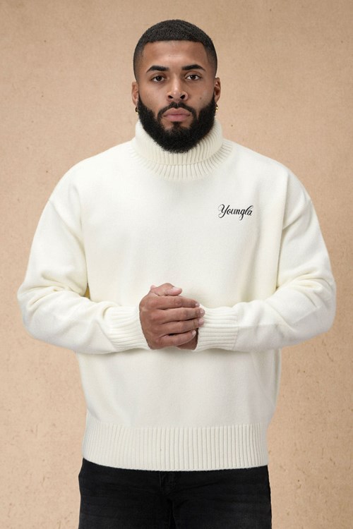 YoungLA 512 Royalty Sweaters Valkoinen | CYGOD1074